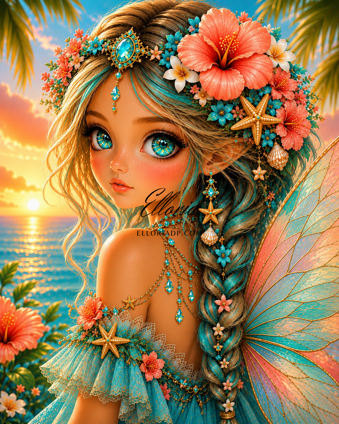 Solea – La Fée de l’Été | Diamond Painting Féerique – Elloria