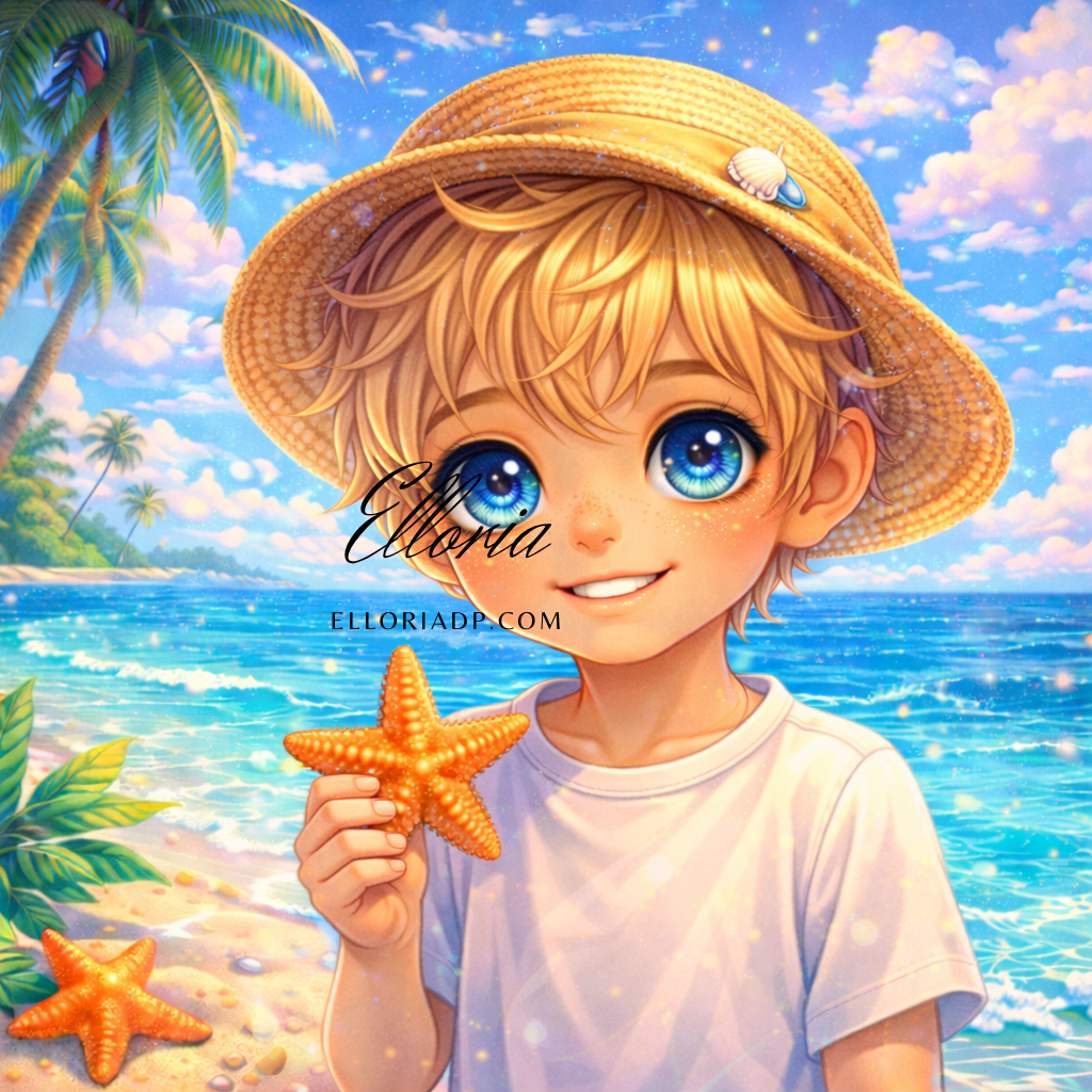 Diamond Painting Léo, Frère de Lilou – Trésor d’Été – Elloria