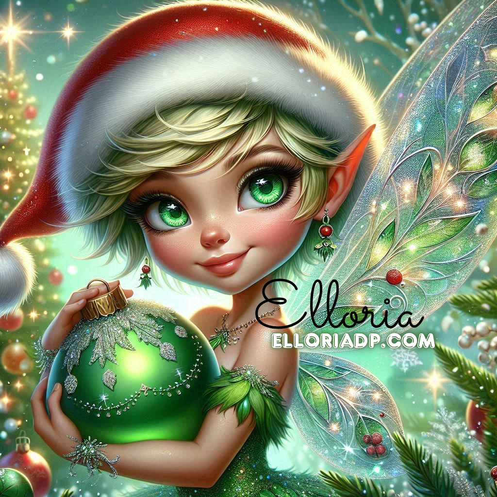 đ Diamond Painting â FĂ©e Liora, la LumiĂšre du Sapin (By Elloria)