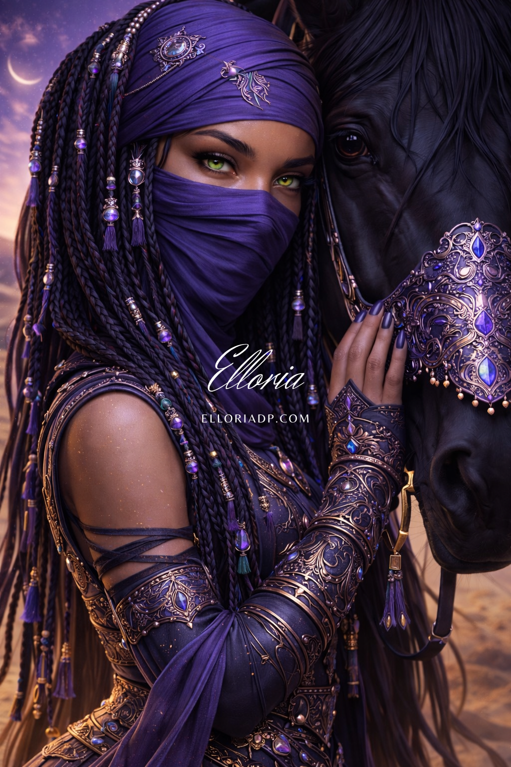 Diamond Painting Éclat d’Obsidienne – Elloria