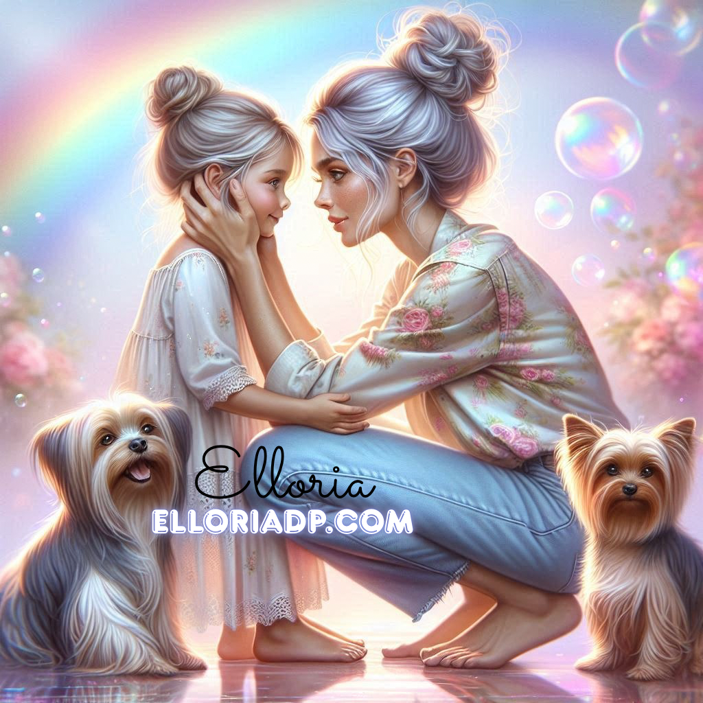 đ Diamond Painting â Maman et Moi sous lâArc-en-Ciel (By Elloria)