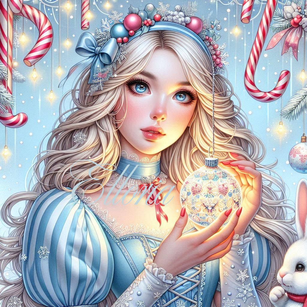Diamond Painting – Éléna, Lumière de Noël ✨🎁🎄