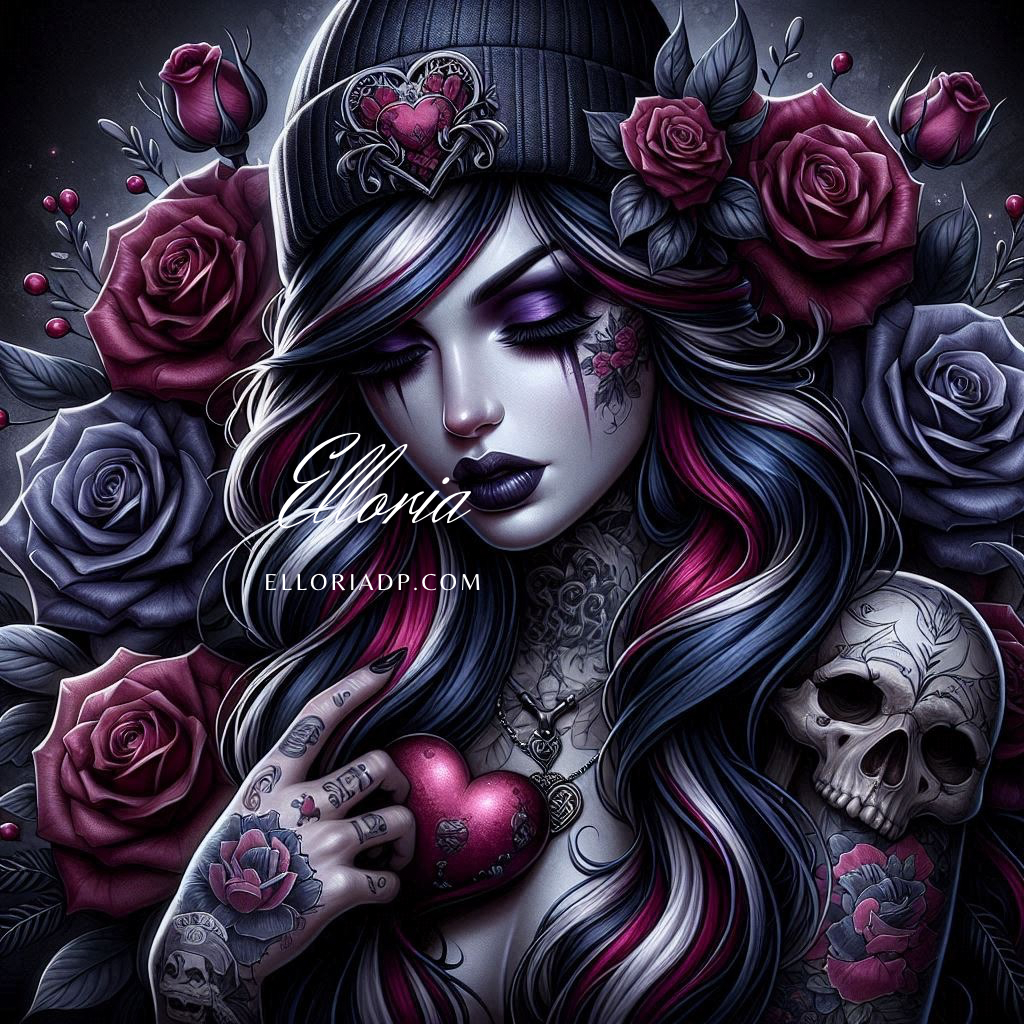 đ€ **Elloria â Diamond Painting
CĆur dâOmbre Ăternelle**