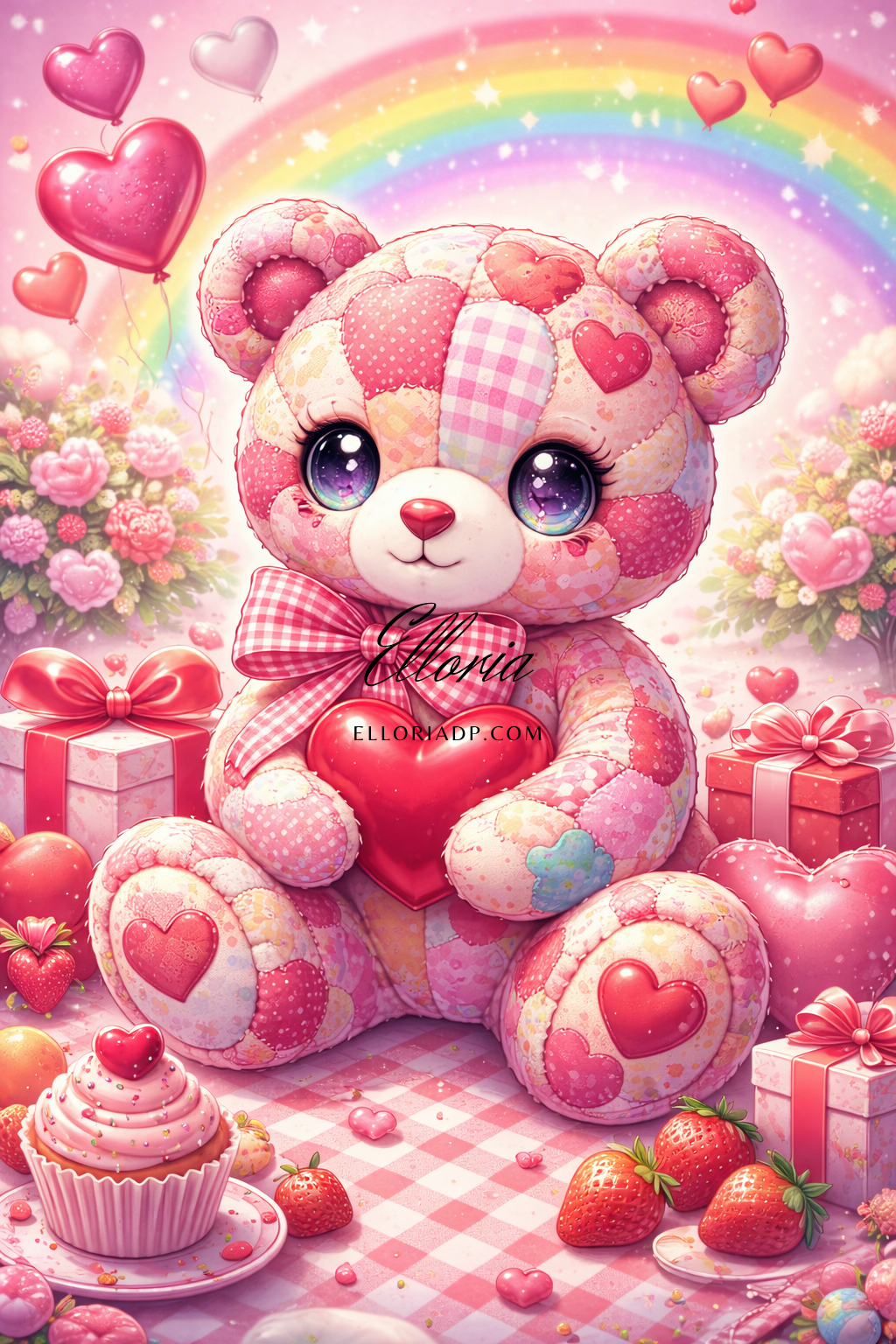 đ§ž Diamond Painting â Sweet Patchwork Love | Elloria