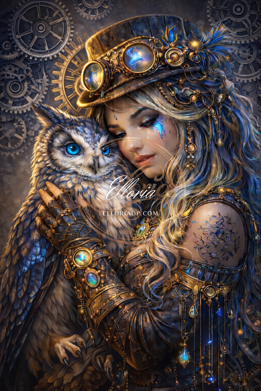 🦉 Gardienne du Temps
Diamond Painting /Elloria