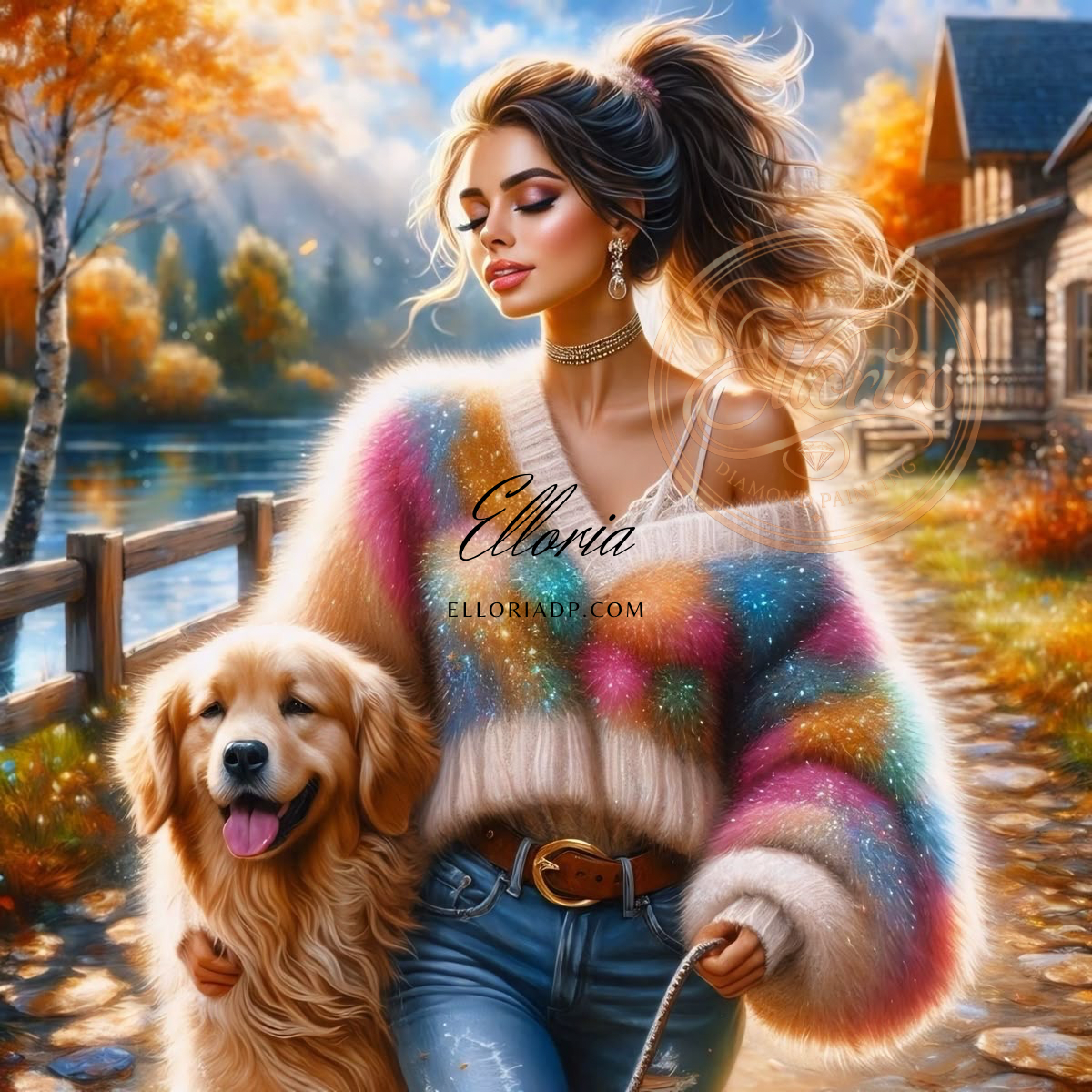 đ Promenade dâAmitiĂ© /Diamond painting Elloria