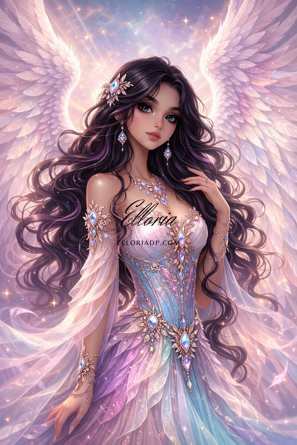 Diamond Painting Celestial Angel – Elloria