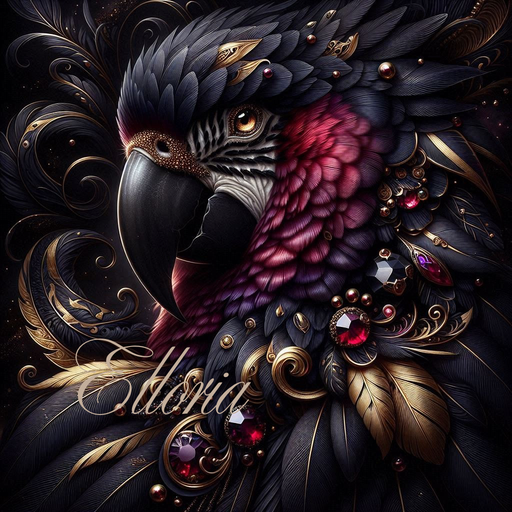 Diamond Painting – Perroquet Royal “Aureus”