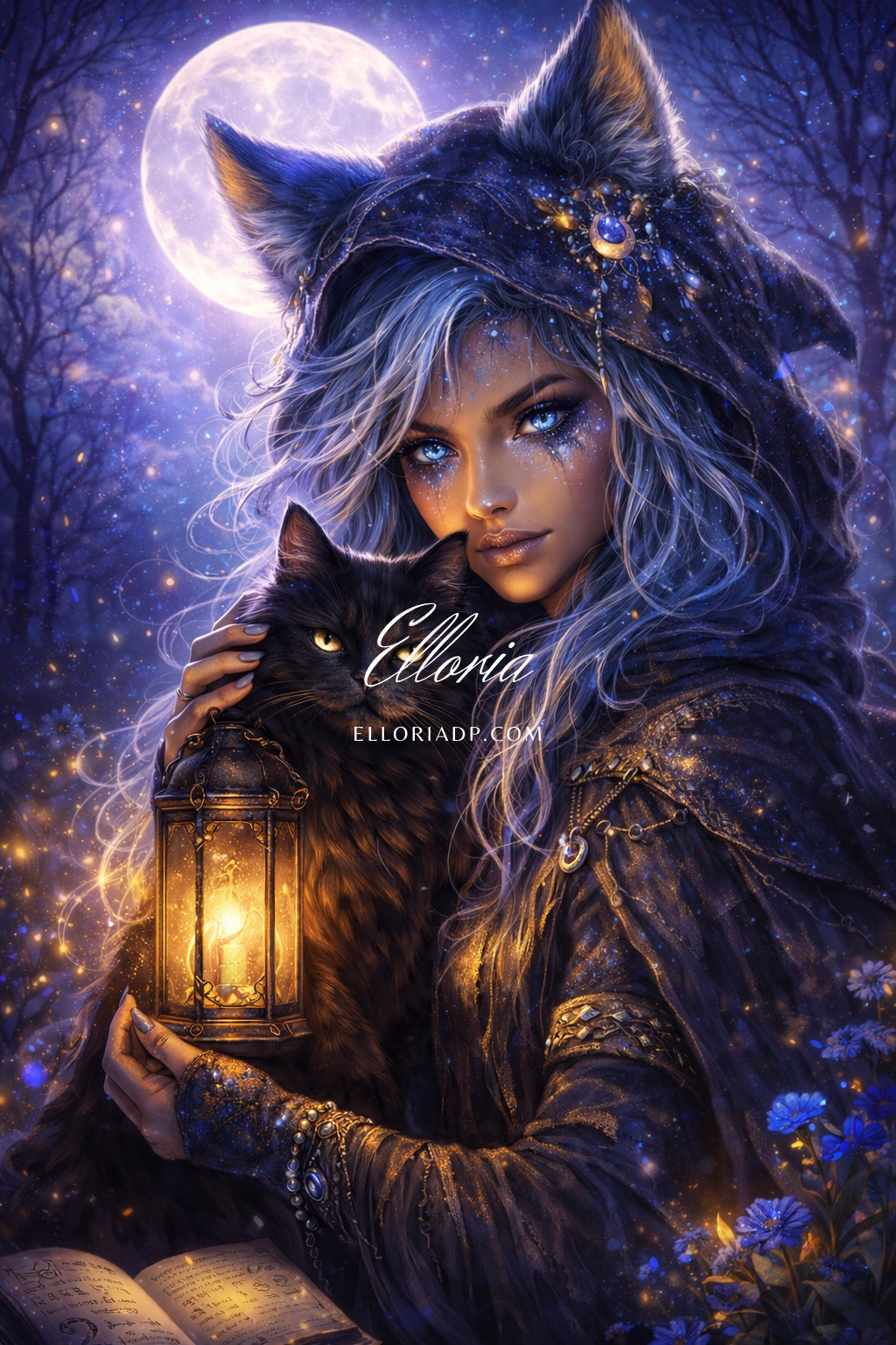 Diamond Painting Moonlight Witch – Elloria