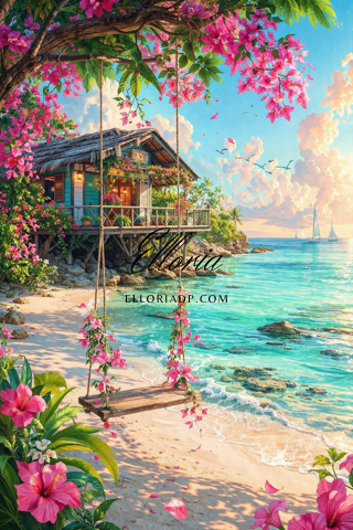Diamond Painting Évasion Tropicale – Elloria
