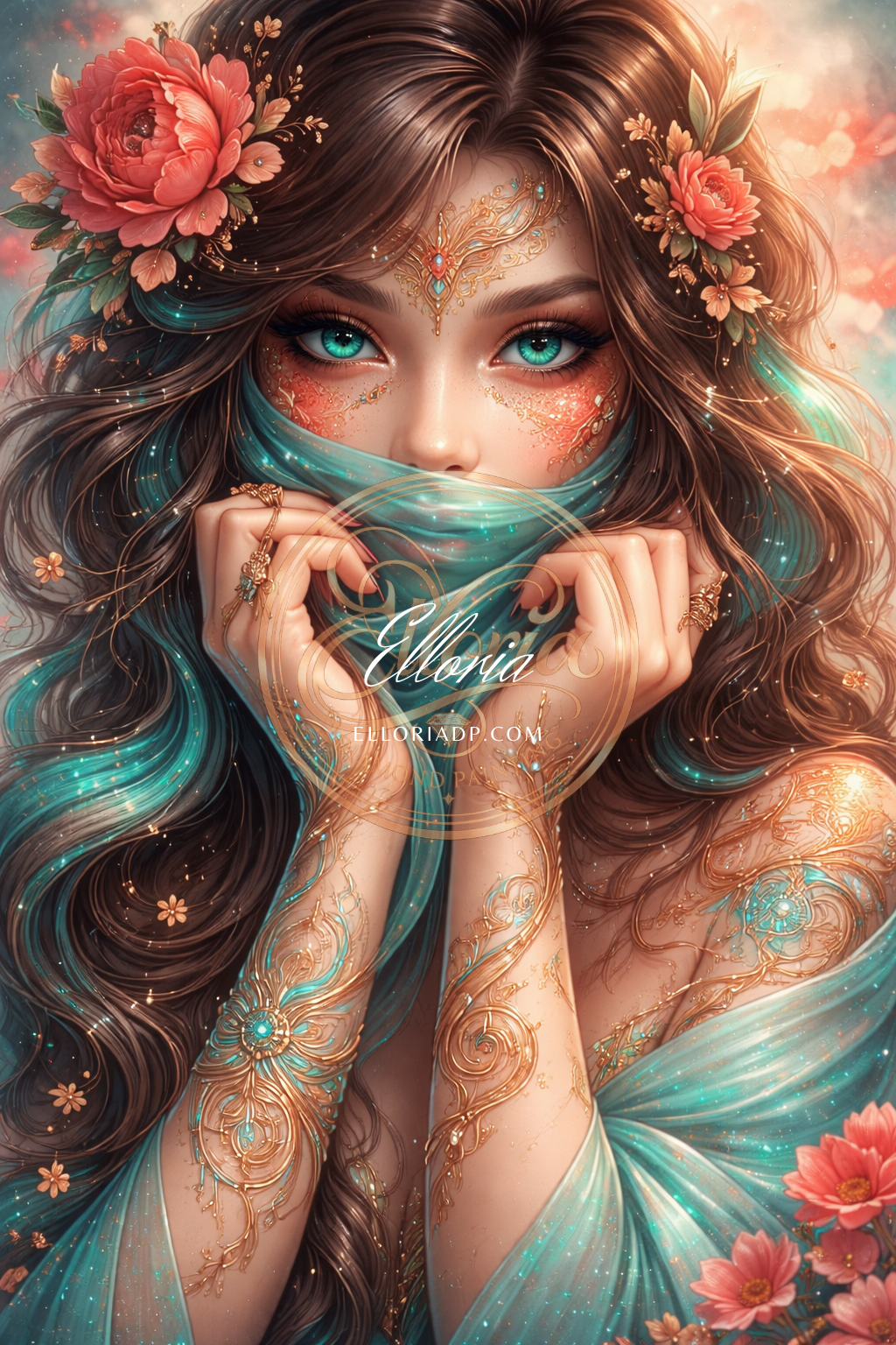đž Regard de la Muse Turquoise
Elloria Diamond Painting