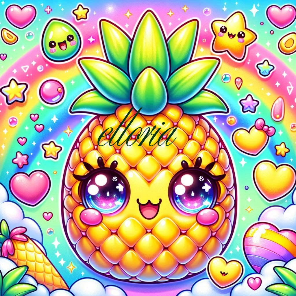 Diamond Painting – Ananas Arc-en-Ciel