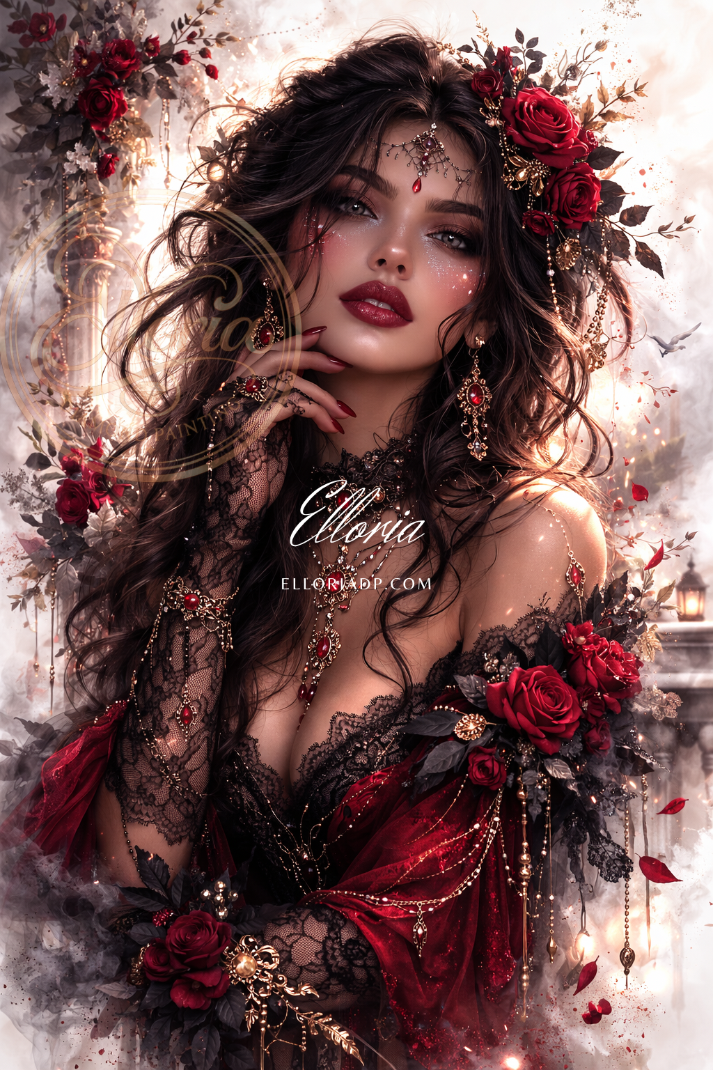 đč Reine des Roses Ăcarlates
Diamond Painting /Elloria