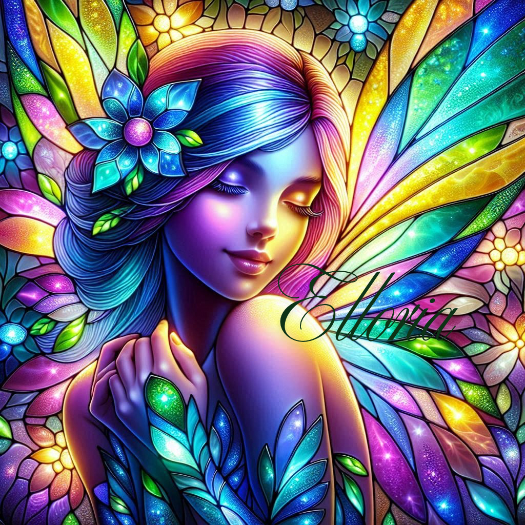 đđ§ââïž Kit Diamond Painting Elloria â FĂ©e Vitrail âLyssandraâ