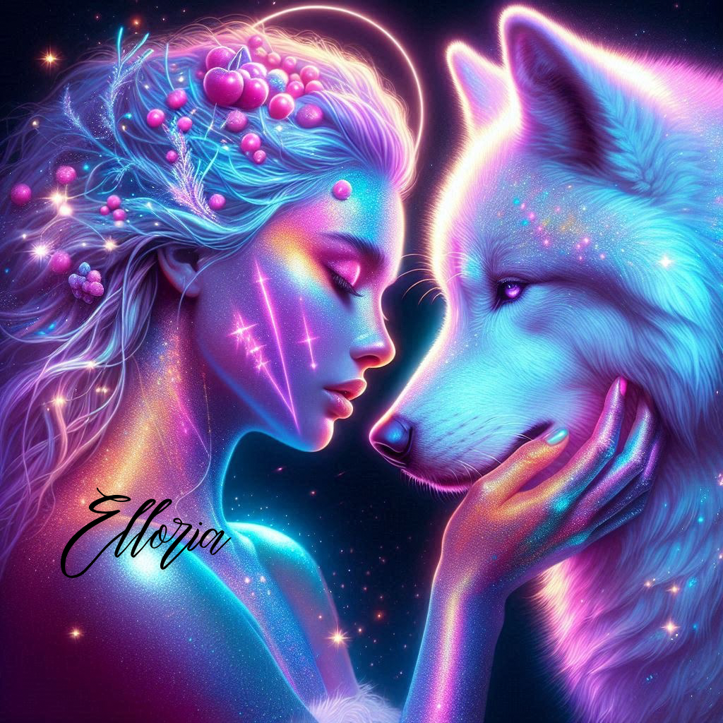 đ Diamond Painting | Elenya et le Loup Cosmique