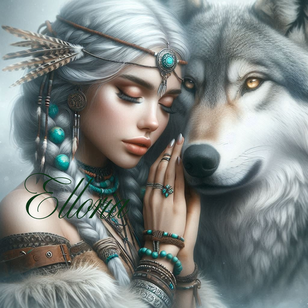 đ Diamond Painting â La Gardienne des Loups