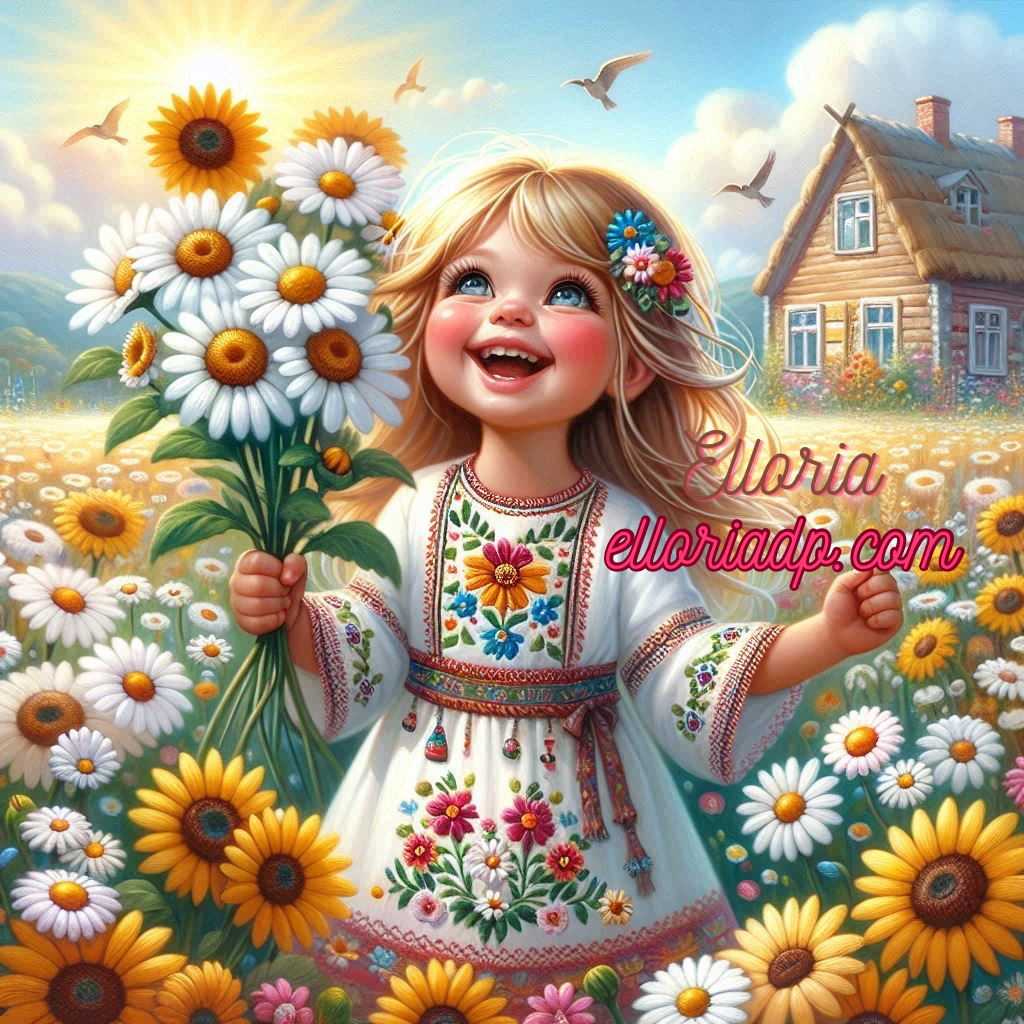 ✨ Diamond Painting – Mila au champ de marguerites ✨
