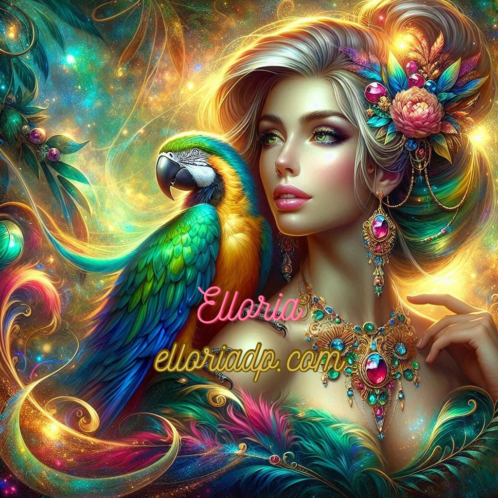 ✨ Diamond Painting – Isadora et le perroquet d’émeraude ✨