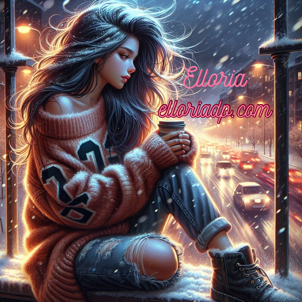 Diamond Painting – Maëlys sous la neige urbaine