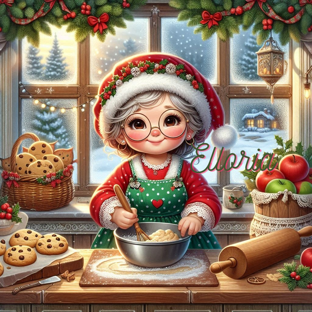 💎 Diamond Painting – Mamie Biscuits de Noël