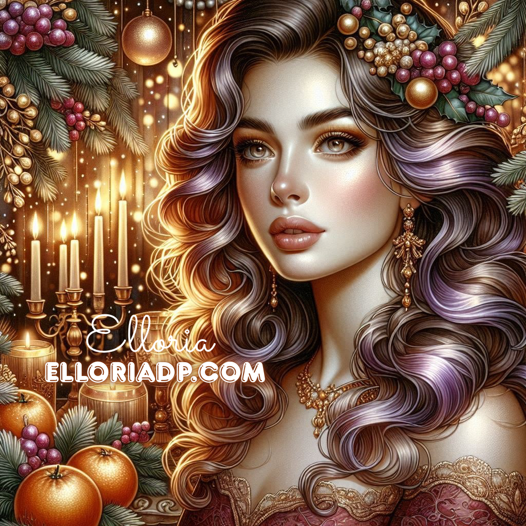 ✨ Diamond Painting – Isolde, Élégance de Noël (By Elloria)