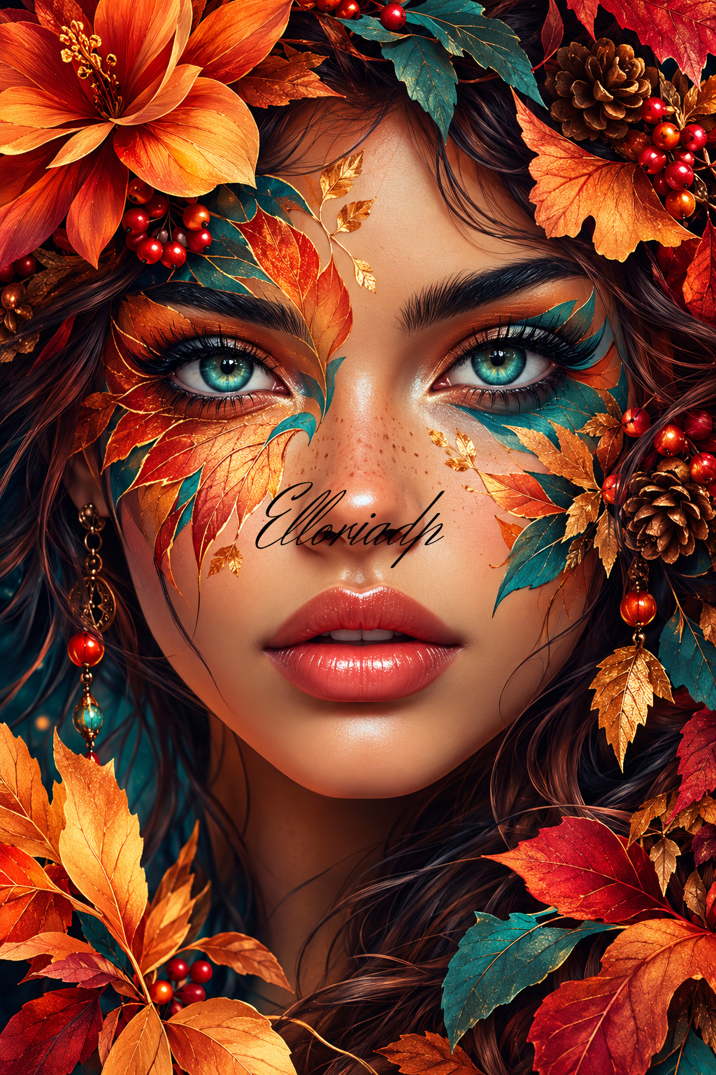 L’Empreinte de l’Automne – Diamond Painting Femme | Elloria