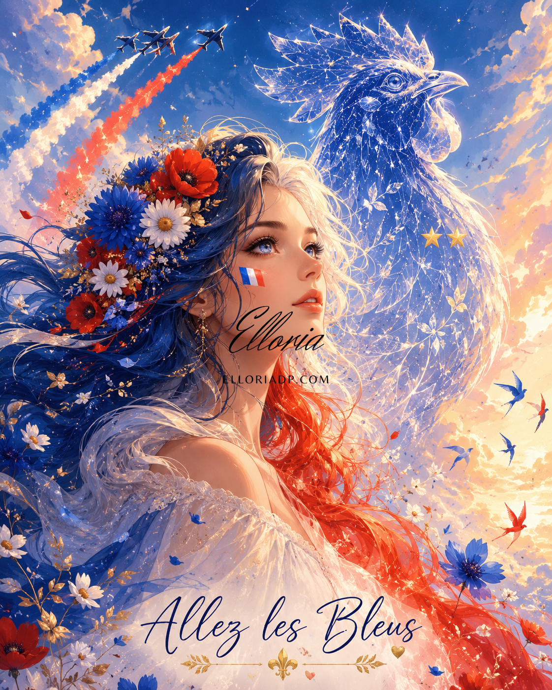Allez les Bleus – Édition Collector | Diamond Painting | Elloria