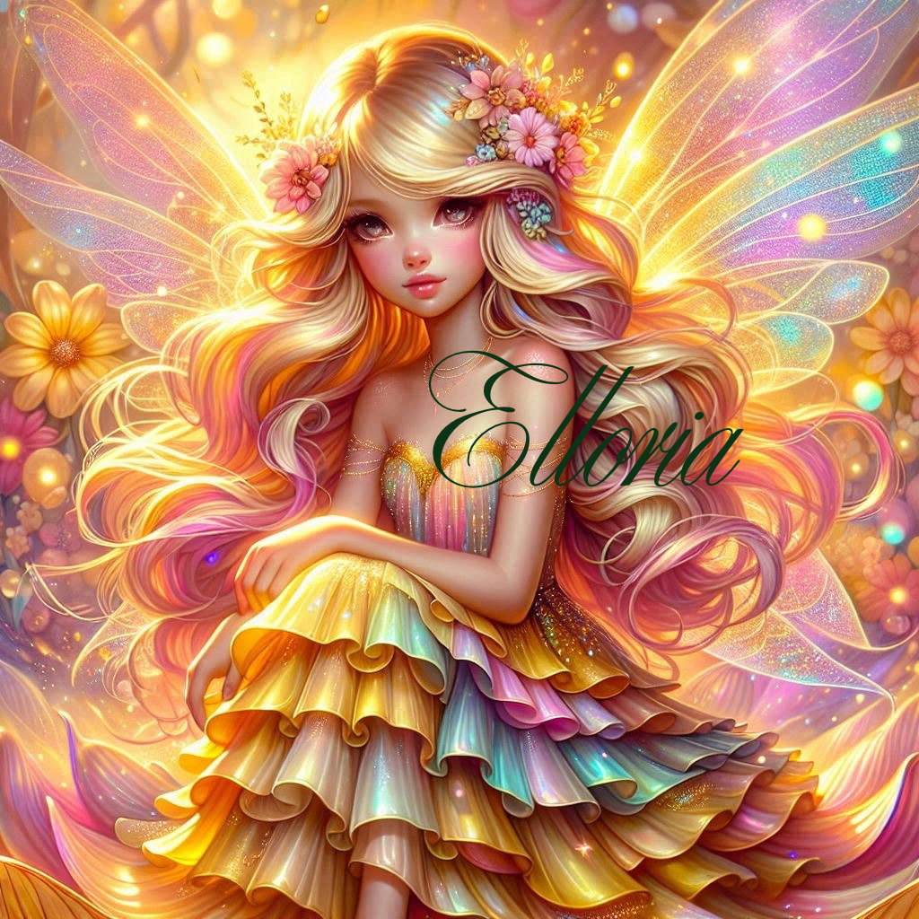 đš Diamond Painting Elloria â SolĂ©a, la FĂ©e du Soleil