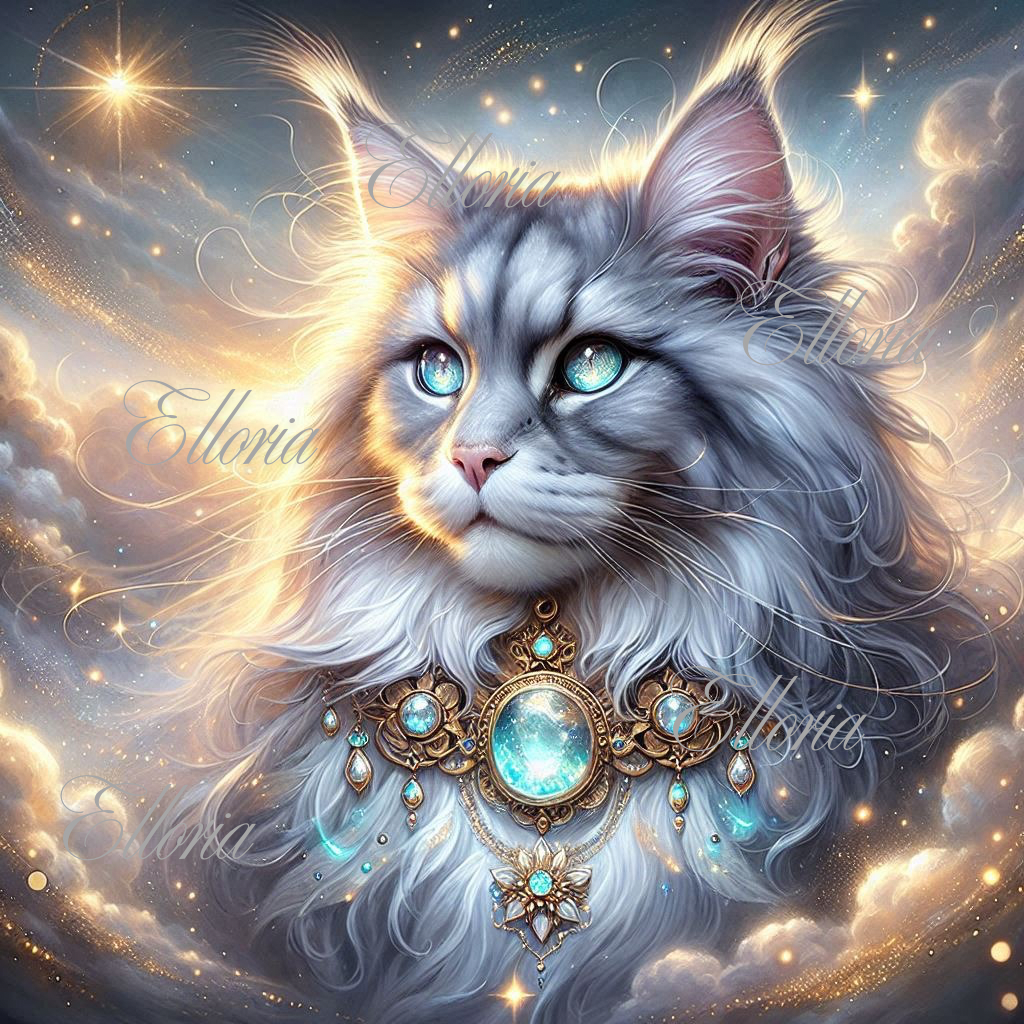 đđ± Kit Diamond Painting Elloria â Chat CĂ©leste âOrionâ