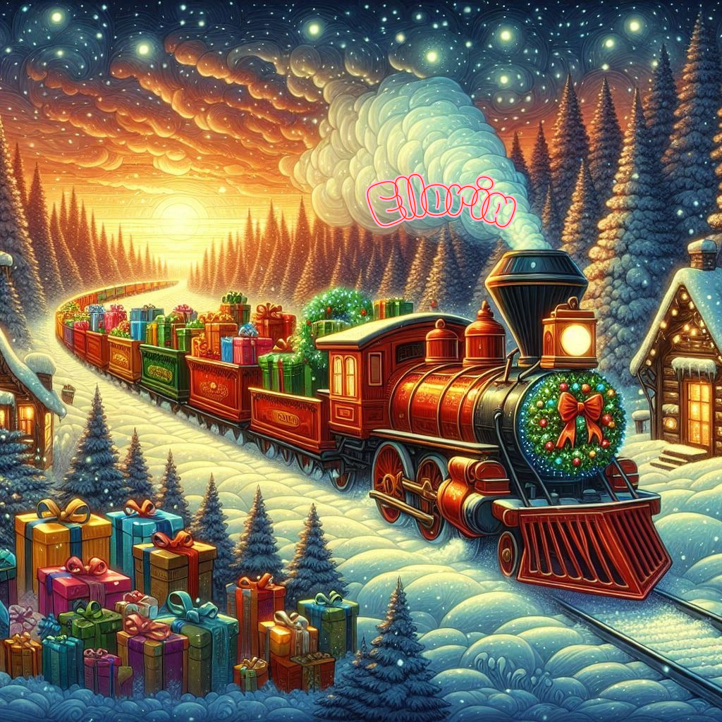 đ Diamond Painting | Le Train des Merveilles | Collection Elloria