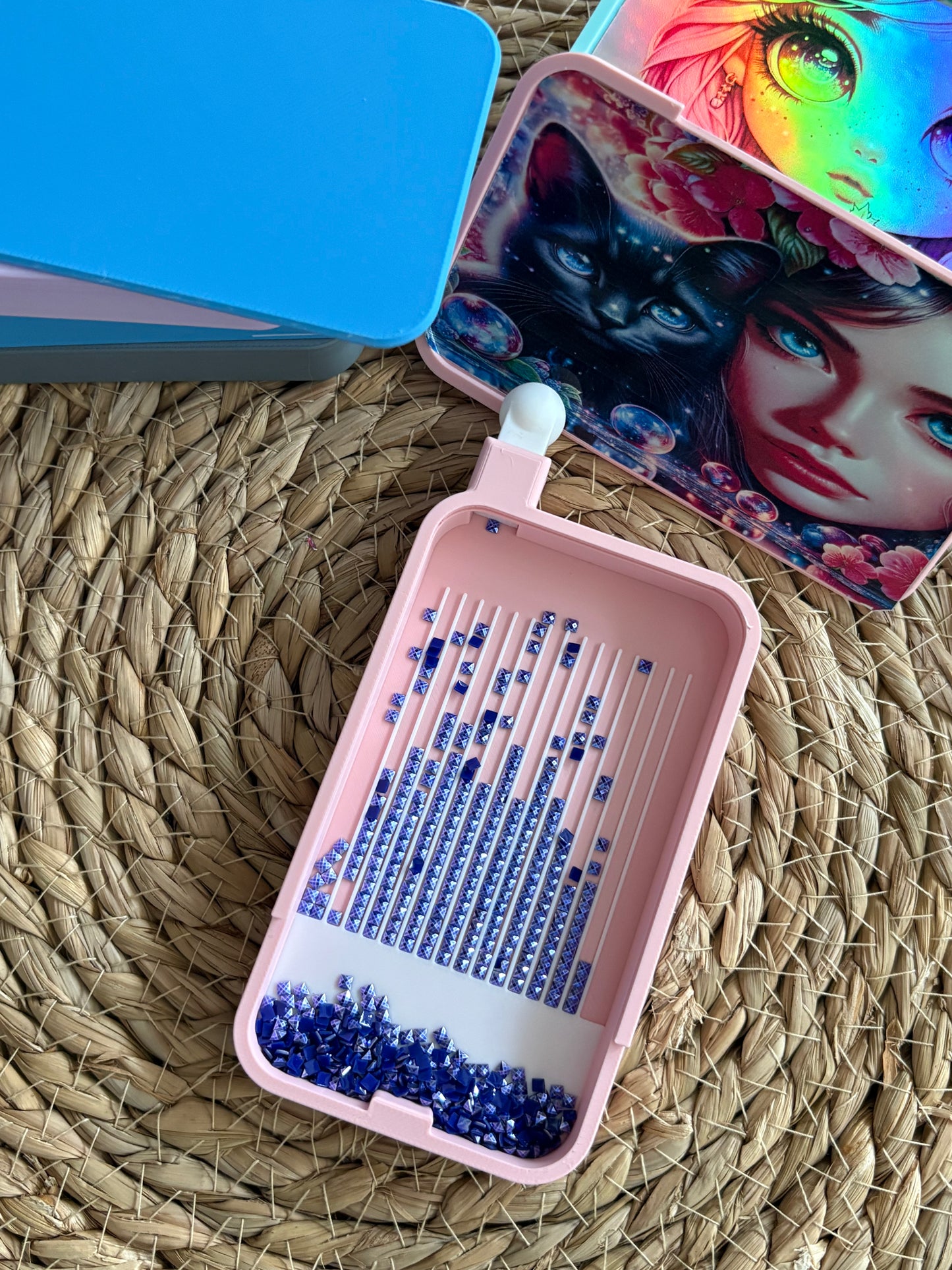 Plateau Diamond Painting ELLORIA-Personnalisable-11.5x6.5 cm