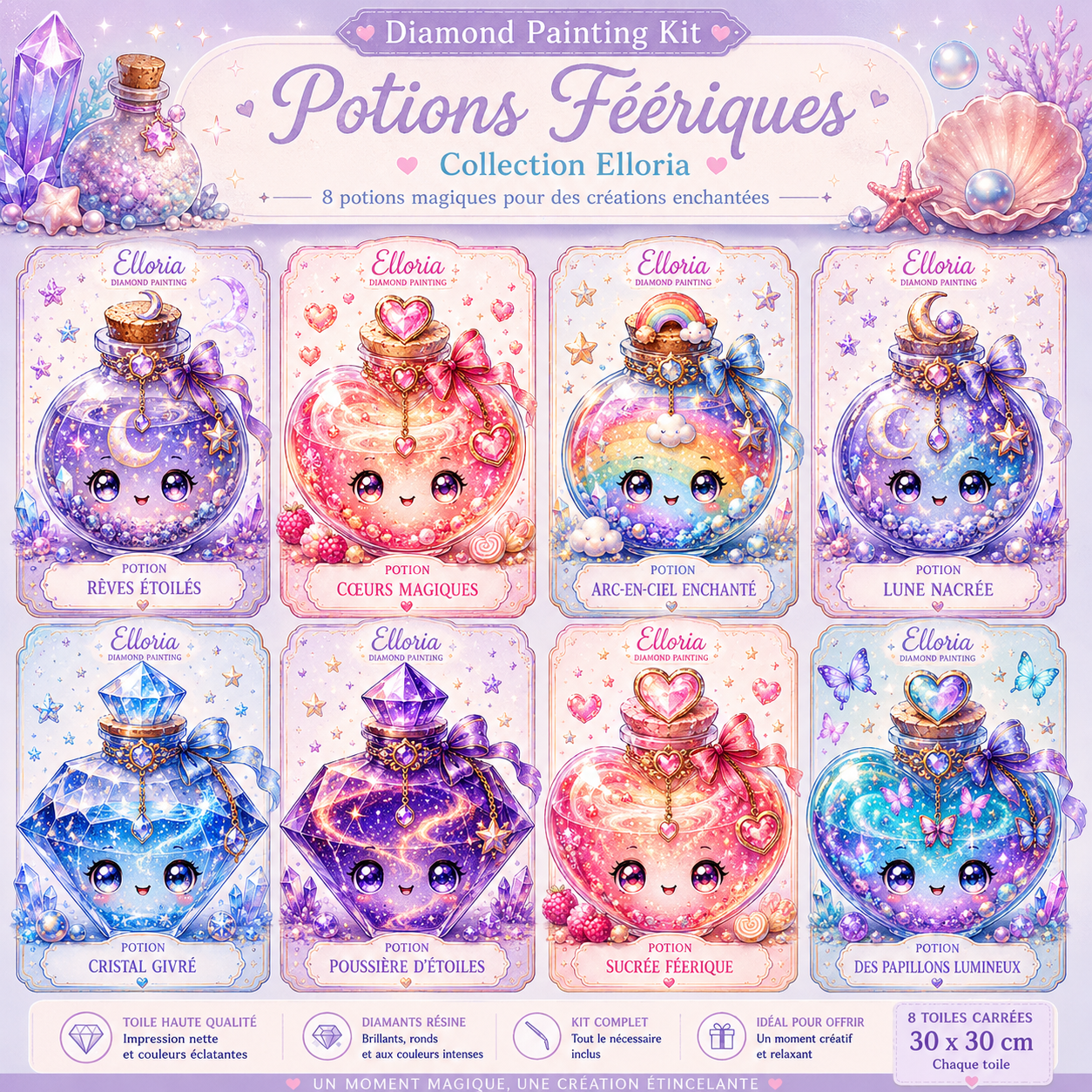 đ Coffret Diamond Painting â Potions FĂ©eriques âš Elloria
