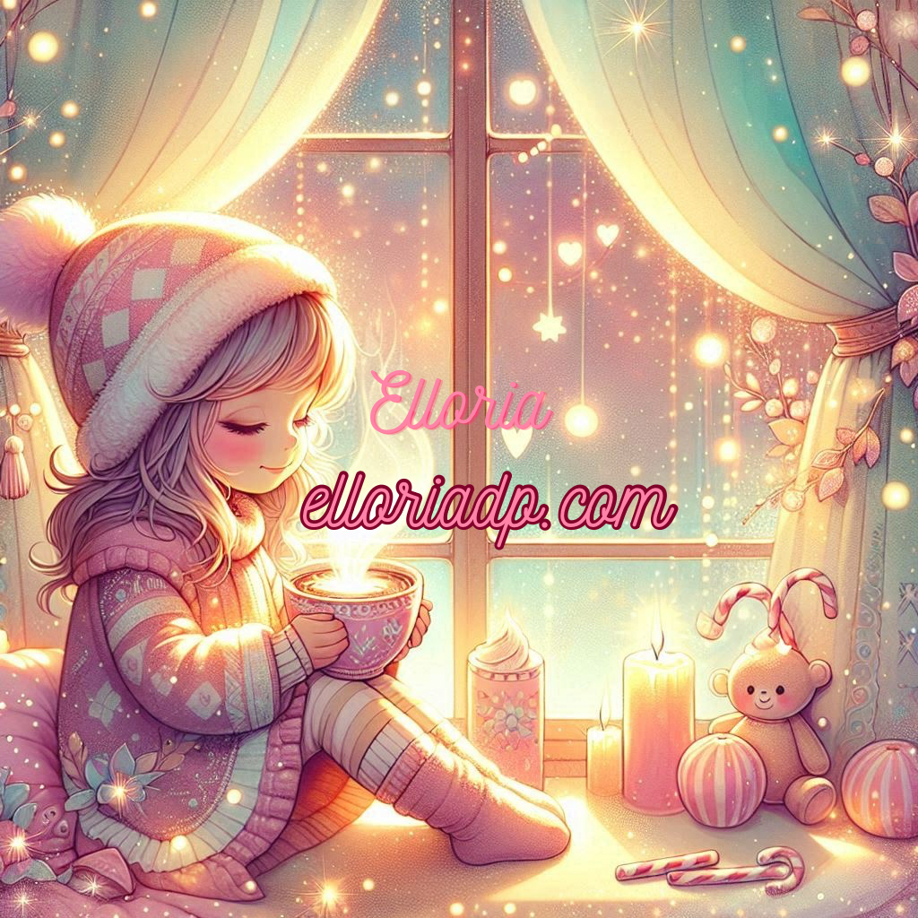 ❄️ Diamond Painting – La petite Lila et son chocolat magique ❄️