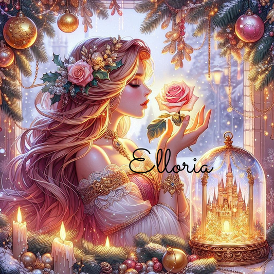 Rose Enchantée – Winter Royal | Diamond Painting Elloria