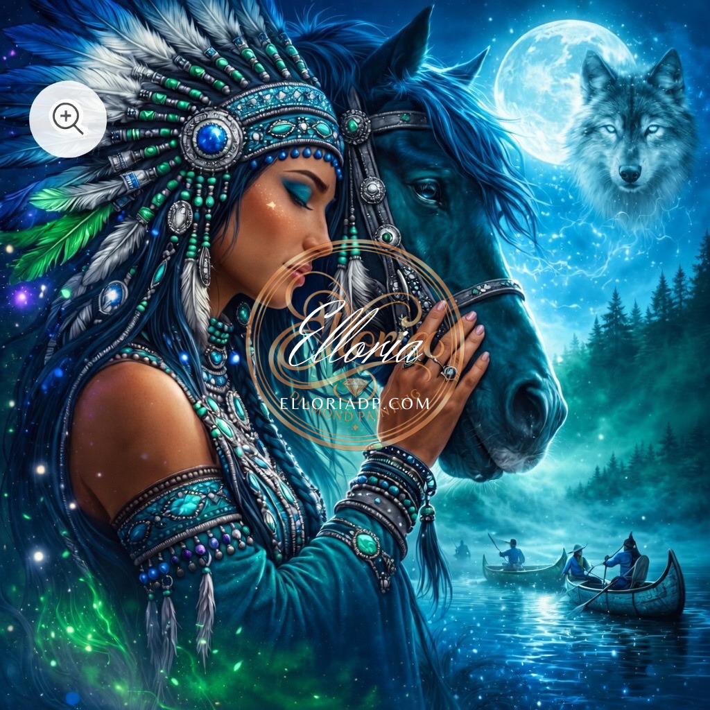 Diamond Painting L’Âme du Loup – Elloria