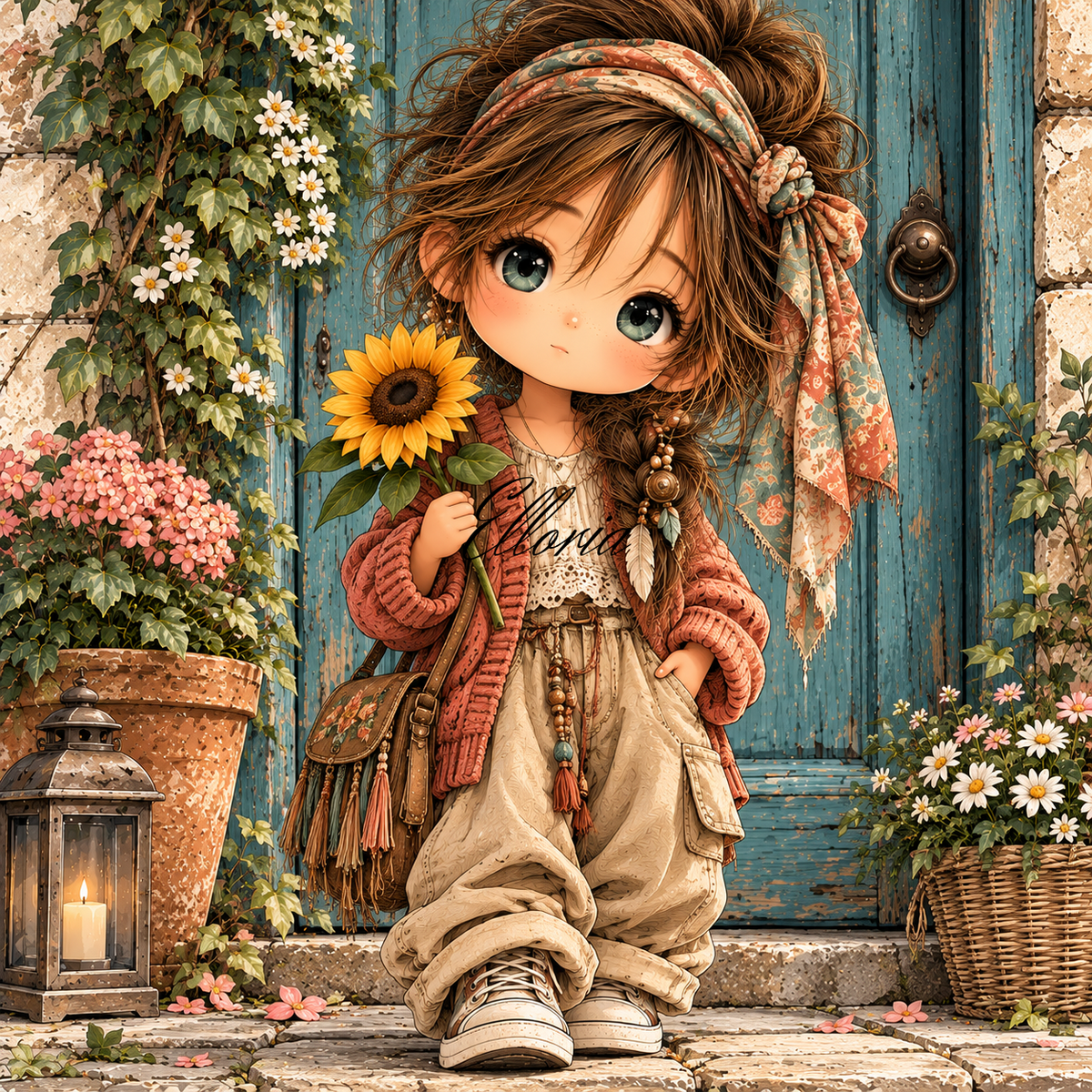 Alma – Diamond Painting Bohème Tournesol | Elloria