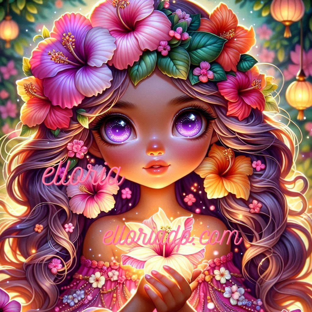 🎨 Diamond Painting – Miss Hibiscus 🌺💫