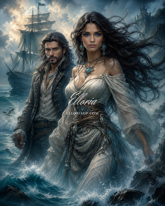 Les Héritiers des Tempêtes | Diamond Painting pirates fantasy Elloria