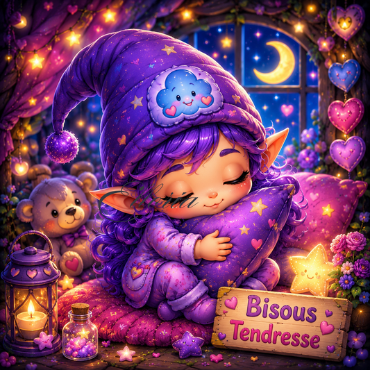 Diamond Painting Bisous Tendresse | Elloria