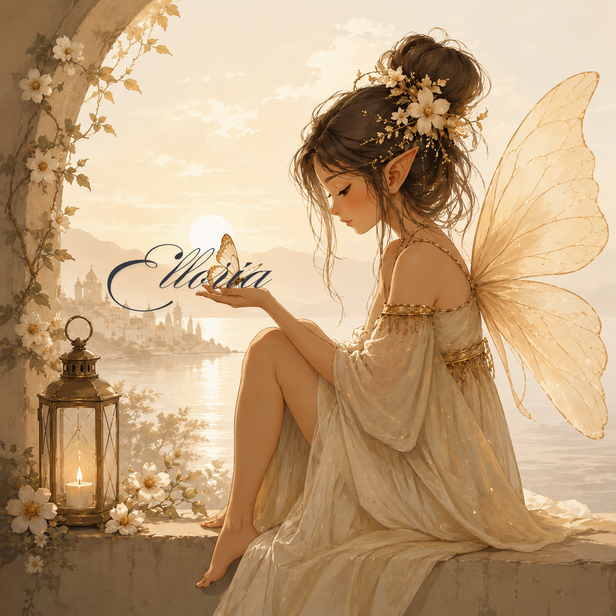 Diamond Painting La Fée de l’Aube Dorée | Elloria