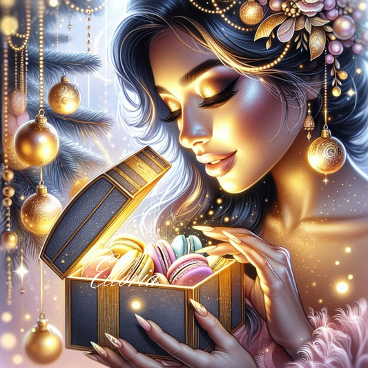 Diamond Painting – Le Coffret de Douceur Dorée – Elloria