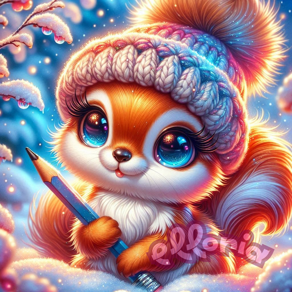 Diamond Painting – L’écureuil Flocon