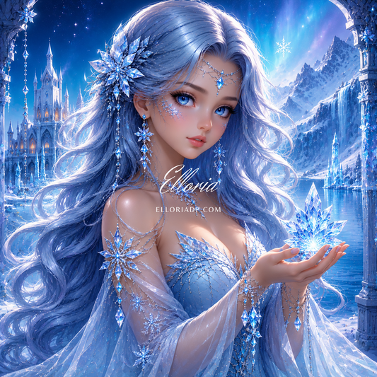 Éclat de Givre – Diamond Painting Fantasy Hiver | Elloria