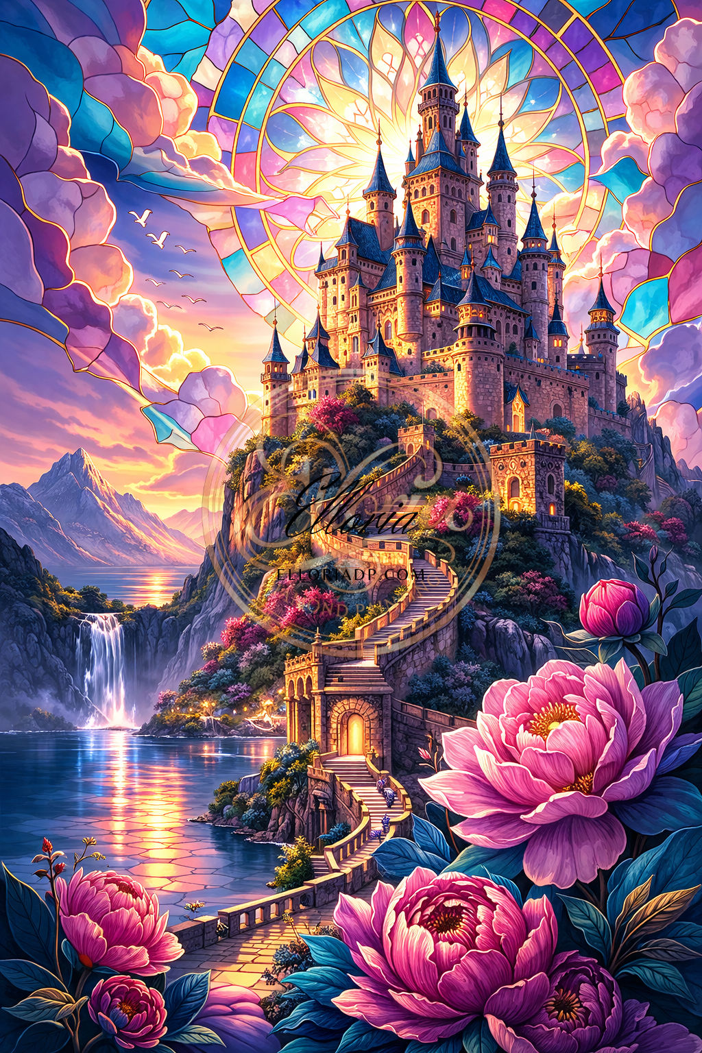 🏰 Château du Vitrail Céleste
Elloria Diamond Painting