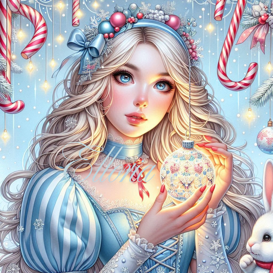 Diamond Painting – Éléna, Lumière de Noël ✨🎁🎄