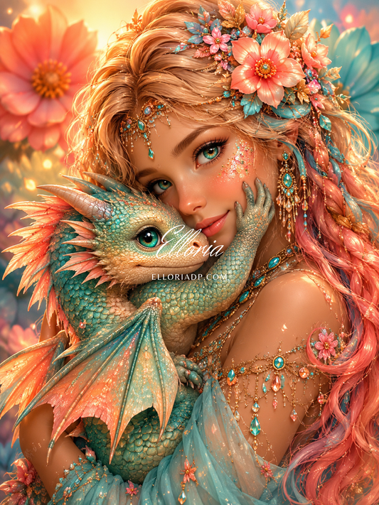 Mon petit gardien – Diamond Painting Dragon Féérique | Elloria