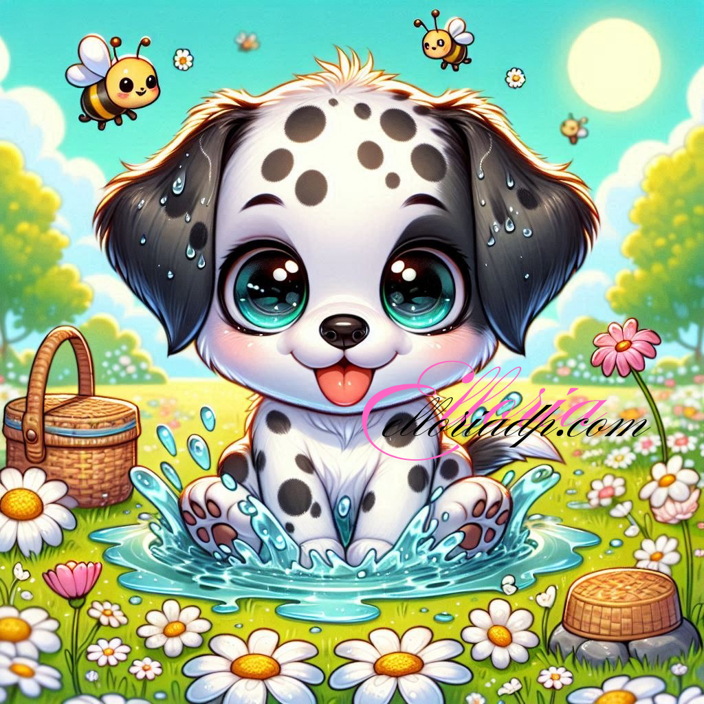 ✨ Diamond Painting | P’tit Splash & les Abeilles du Soleil 🐶🌼🐝