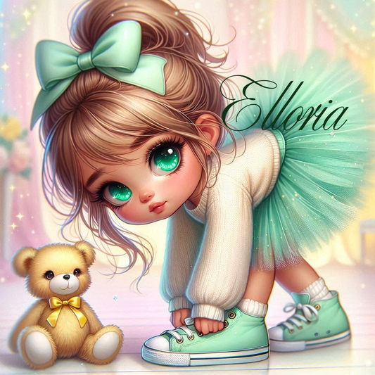 💎 Diamond Painting – Lola et son Nounours