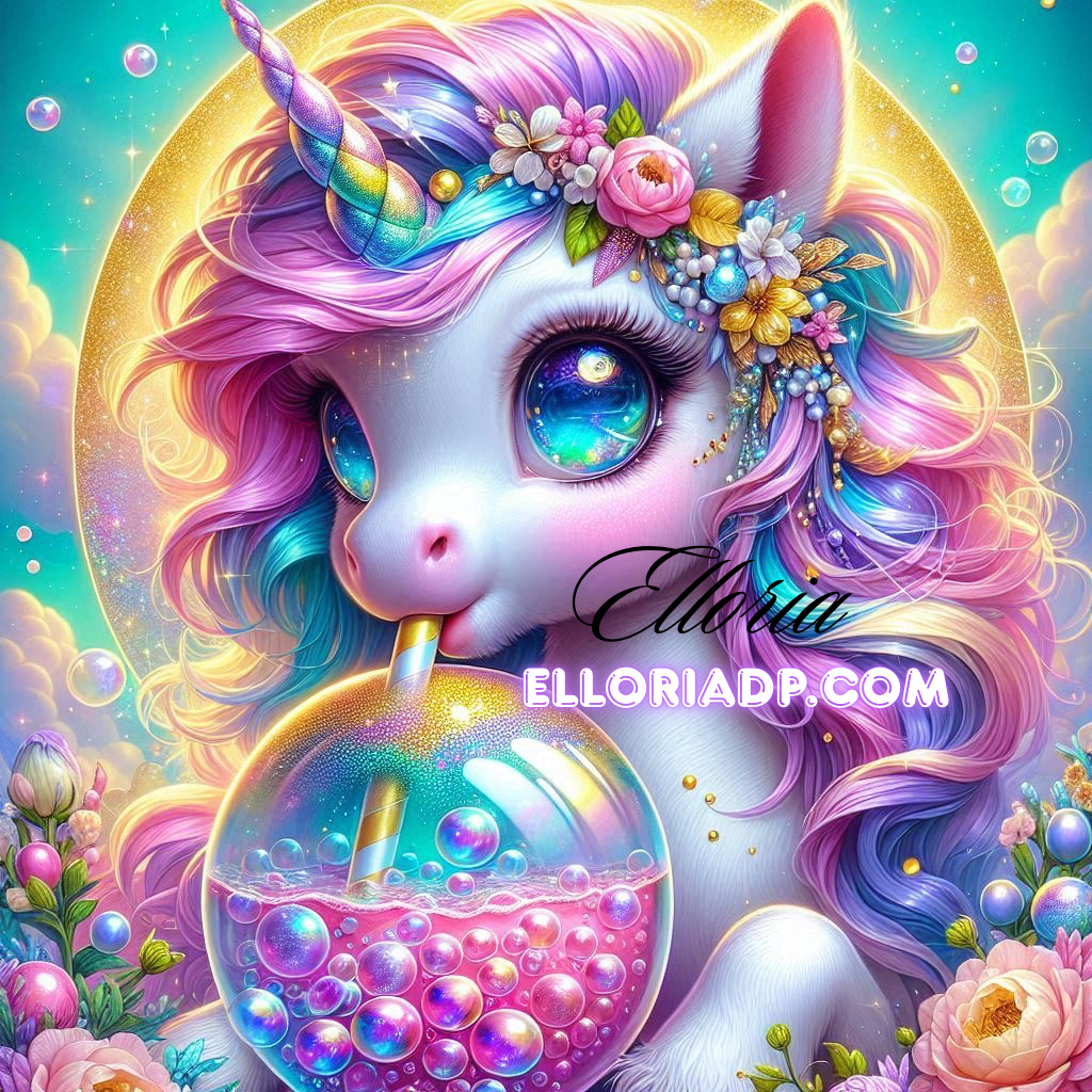 🦄 Diamond Painting – Bubblecorn Magique