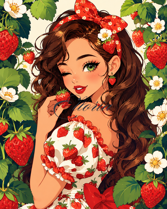 Diamond Painting Fraise Gourmande | Elloria